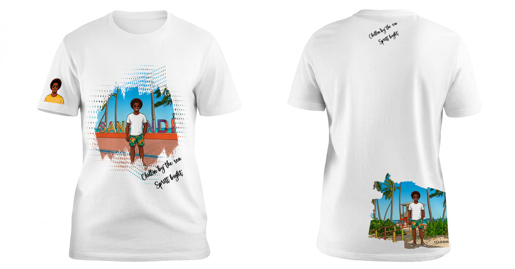 CAMISETA JULES-CHILLIN` BY THE SEA